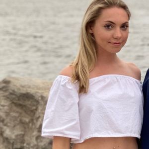 White flowy crop top